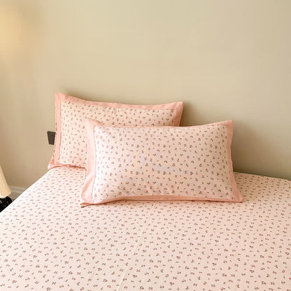 Pure Cotton Coverlet Set | Floral Print | Available in Full, Queen, King Sizes
