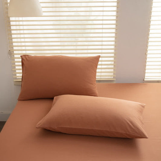 Decorative Pillowcase Set | Soft Pure Cotton | 2-Pack