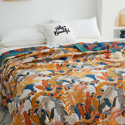 Reversible Cotton Blanket | Soft & Breathable | 1 Piece