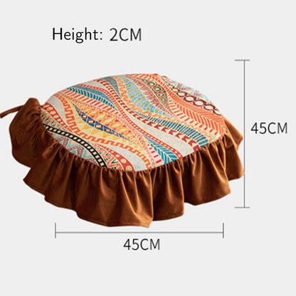 Morocco Style Floor Pillow | Cotton & Polypropylene Filling | 15" x 15" & 17" x 17"