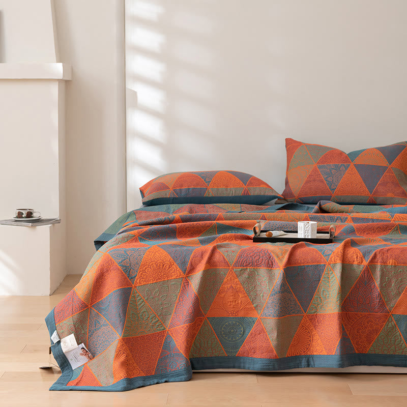 Reversible Quilt | 100% Organic Cotton | Full/Queen/King Sizes