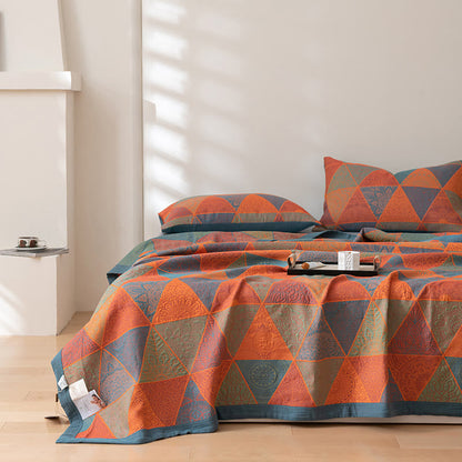 Reversible Quilt | 100% Organic Cotton | Full/Queen/King Sizes