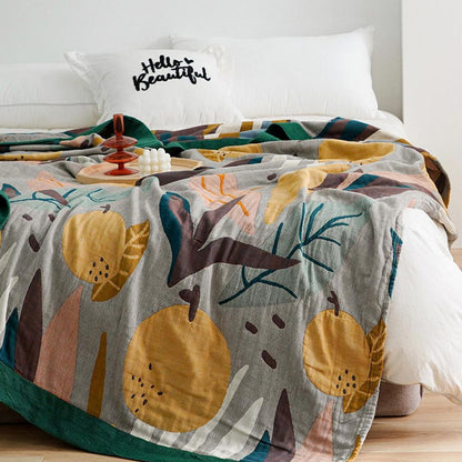 Reversible Cotton Quilt | Lightweight & Breathable | Full/King Size