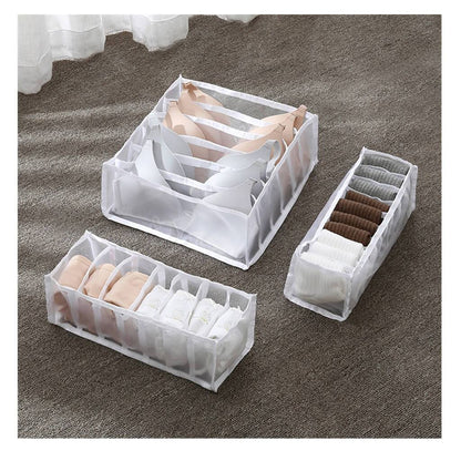 Drawer Organizers | Transparent Nylon | Set of 3