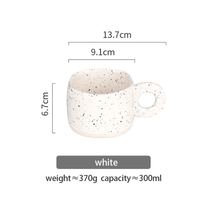Ceramic Mug | Ring Handle | 300ml
