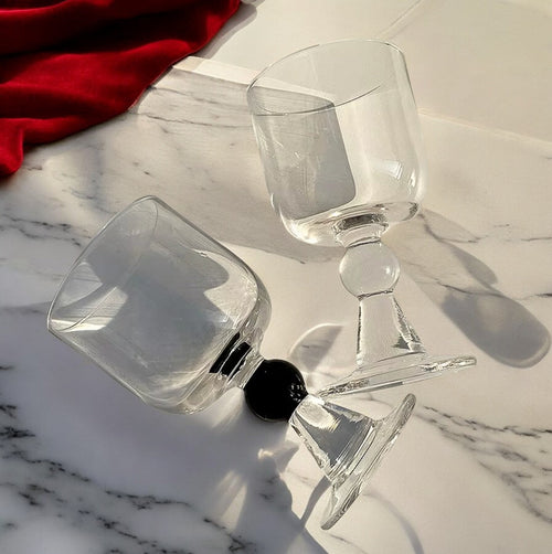 300ml Goblet Wine Glasses | Vintage Design | Set of 1