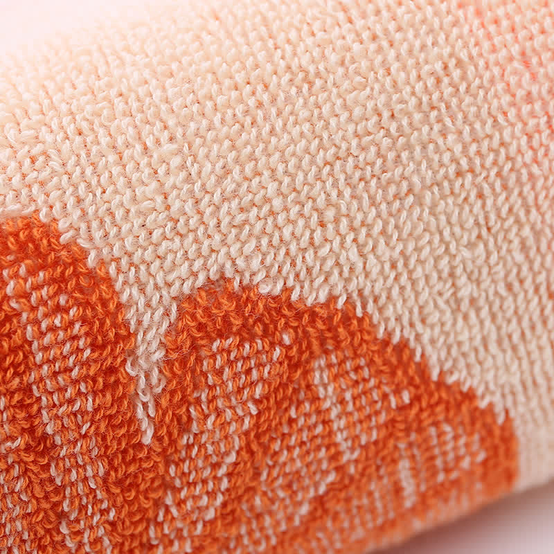 Pure Cotton Towel | Ginkgo Leaf Design | 35cm x 75cm