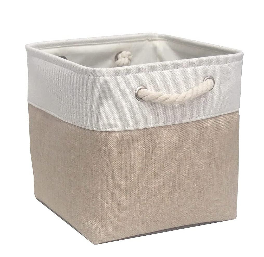 Fabric Storage Baskets | Set of 3 | 30cm Cube