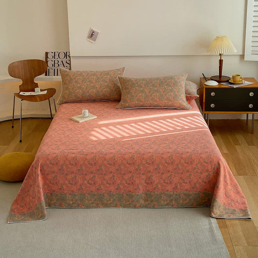 Vintage Floral Coverlet | 100% Organic Cotton | Twin/Full/Queen Options