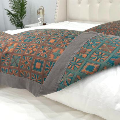 Reversible Cotton Quilt | Eco-Friendly Organic Cotton | Full/Queen Size Options