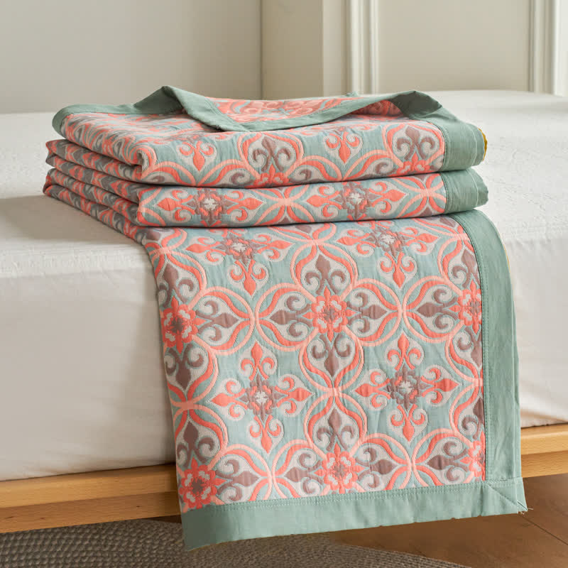 Cotton Gauze Quilt | 100% Organic Cotton | Reversible | Full/Queen/King Sizes