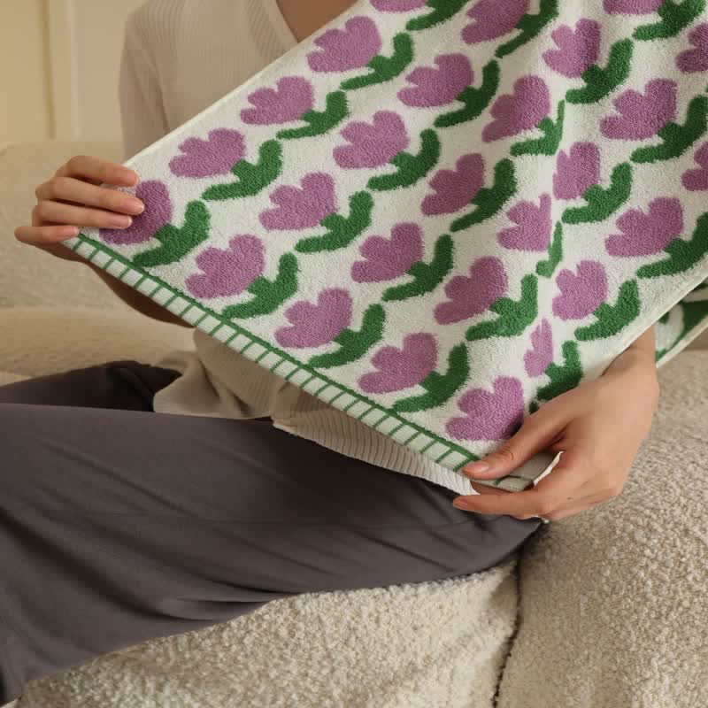 Tulip Bath Towel | Combed Cotton | 3 Sizes Available