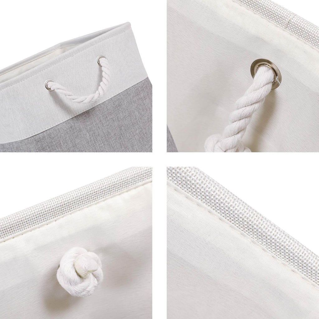 Canvas Storage Cube Box | High-Quality Fabric | 3 Pack