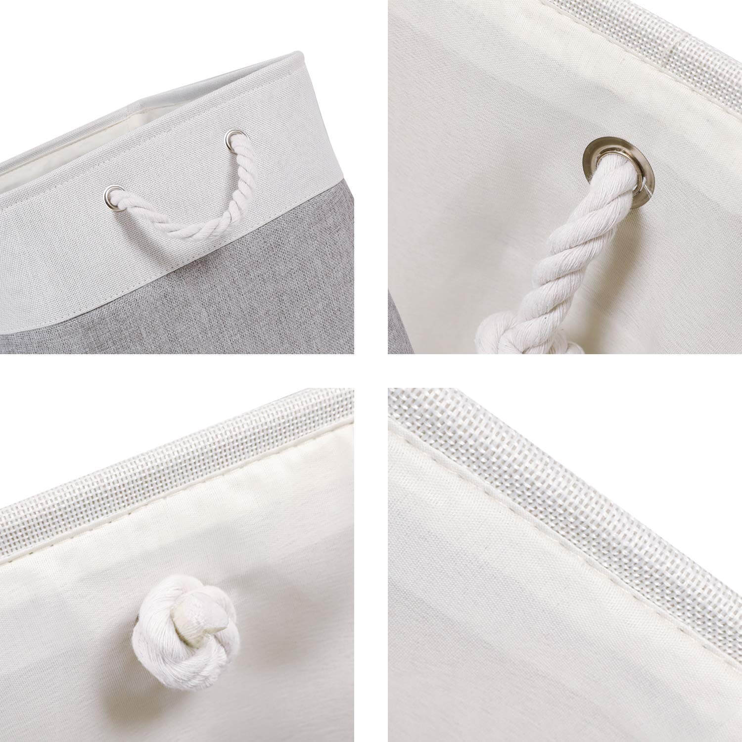 Canvas Storage Cube Box | High-Quality Fabric | 3 Pack