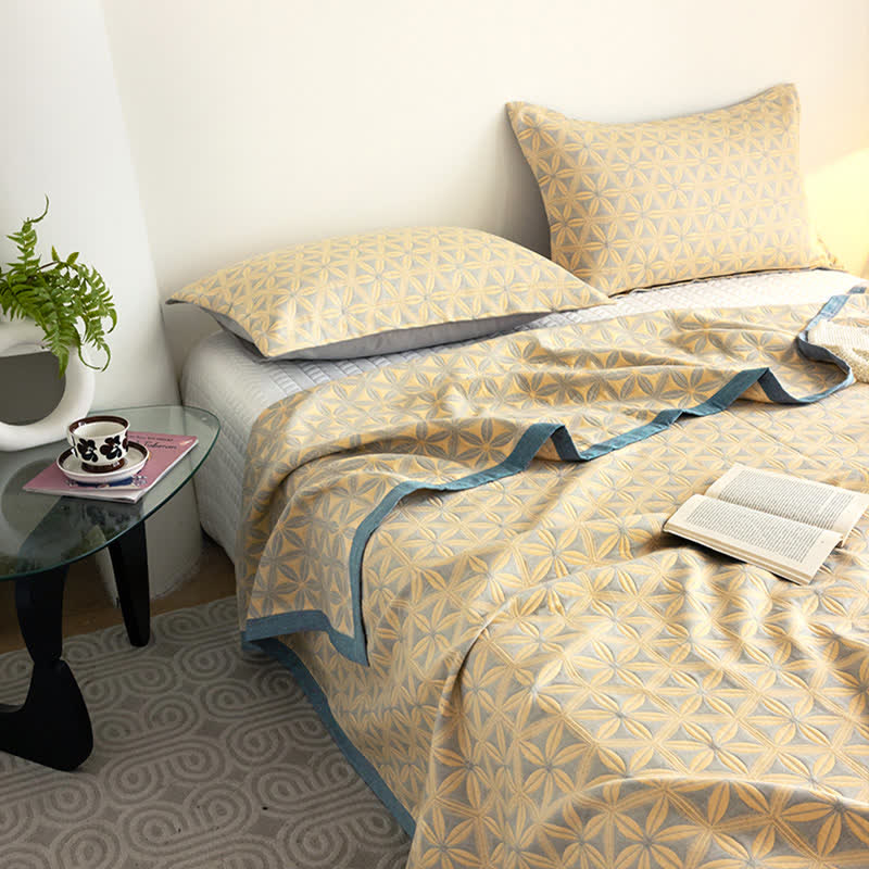 Cotton Gauze Quilt Set | Organic Cotton | Queen Size with 2 Pillowcases