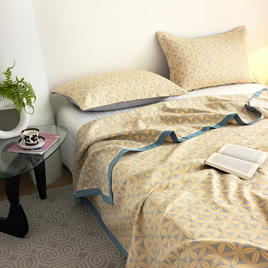 Cotton Gauze Quilt Set | Organic Cotton | Queen Size with 2 Pillowcases