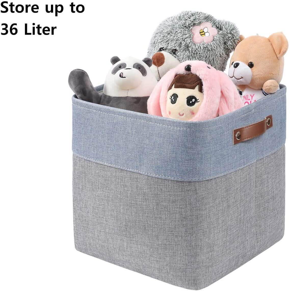 Canvas Storage Cube Box | High-Quality Fabric | 3 Pack