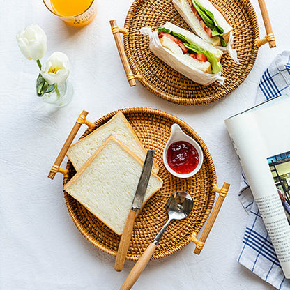 Rattan Tray Set | Eco-Friendly Hand Woven | 3 Sizes (S, M, L)