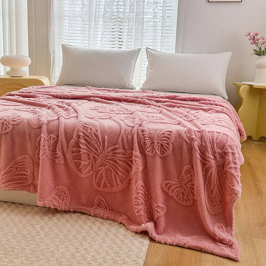 Reversible Fleece Blanket | Soft Microfiber Polyester | Full/Queen Size