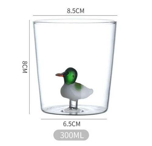 3D Animal Glass Cup | Borosilicate | 300ml
