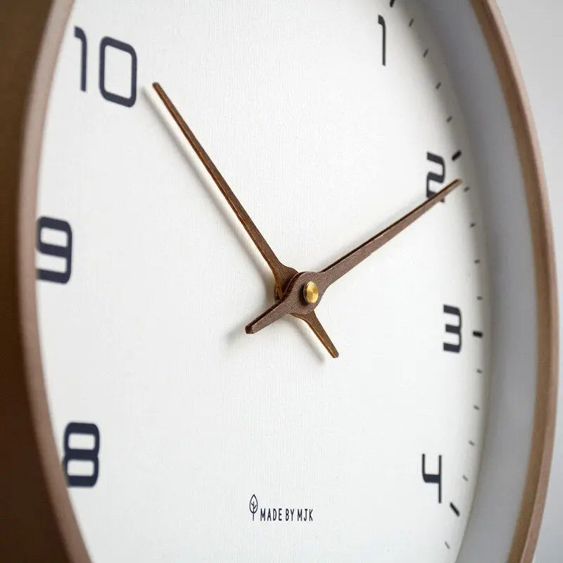Horloge Murale | Bois Naturel | Design Scandinave