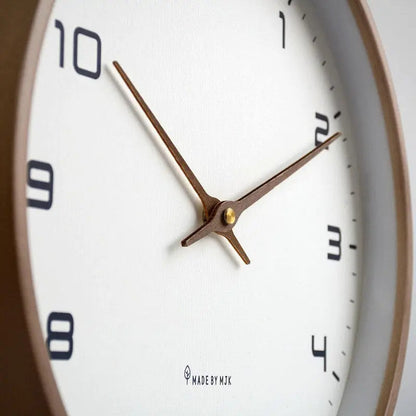 Horloge Murale | Bois Naturel | Design Scandinave