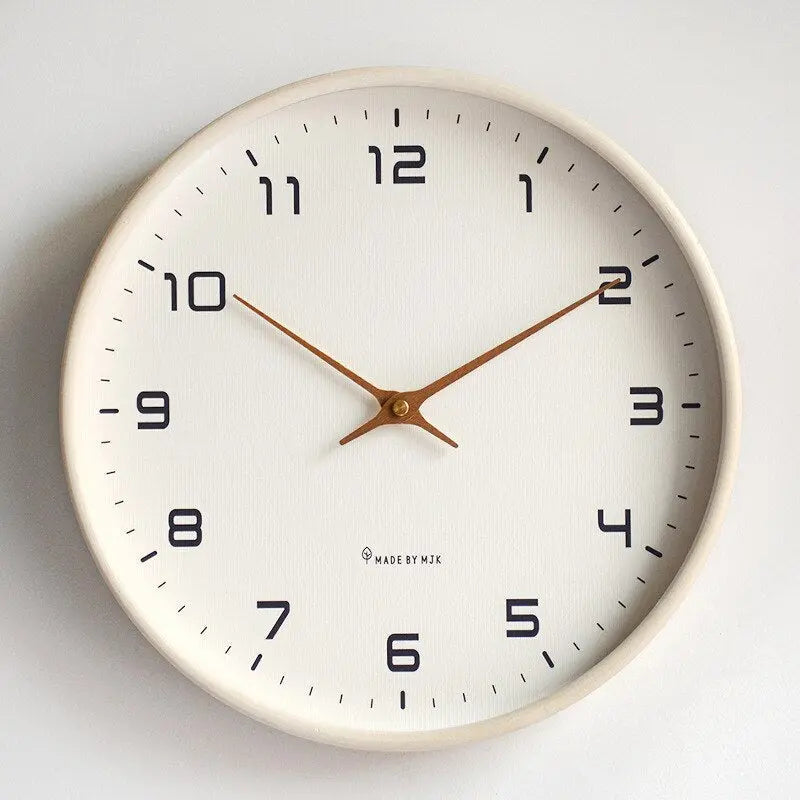 Horloge Murale | Bois Naturel | Design Scandinave