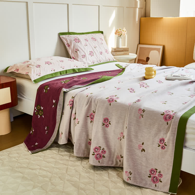 Cotton Gauze Quilt Set | 100% Organic Cotton | Full/Queen Size