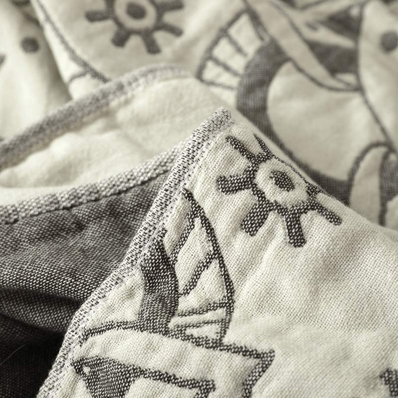 Cotton Reversible Quilt | Chic Mandala Design | Full/Queen Size