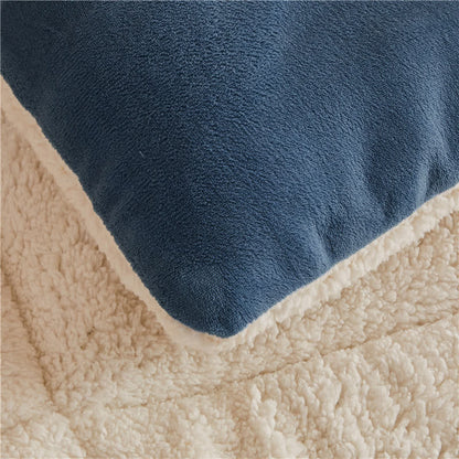 Thick Blanket | Premium Microfiber & Sherpa Fleece | Full, Queen, King Sizes
