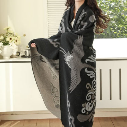 Retro Luxury Soft Blanket | Polyester Fabric | 63" x 51"