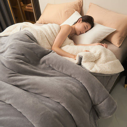 Double Velvet Throw Blanket | Soft Polyester | Full Size 71"W x 79"L