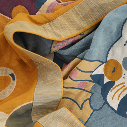Reversible Cotton Quilt | 100% Organic Cotton | Cute Animal Design