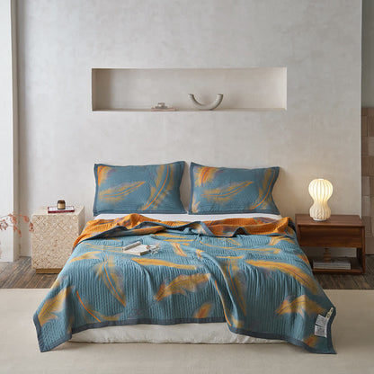 Luxurious Cotton Gauze Quilt Set | 100% Organic Cotton | Full/Queen/King Options