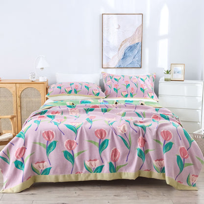 Cotton Gauze Quilt Set | Eco-Friendly 100% Cotton | Full & King Sizes