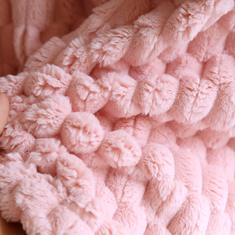 Hooded Bathrobe | Soft Microfiber Flannel | Solid Color