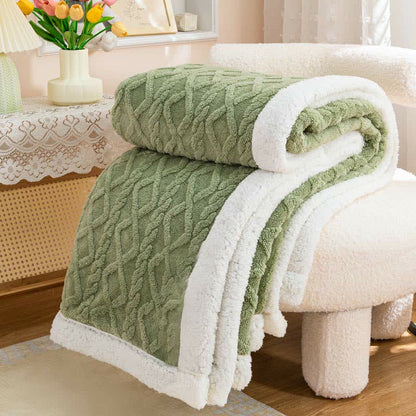 Reversible Throw Blanket | Soft Polyester | Lightweight Cozy Design
