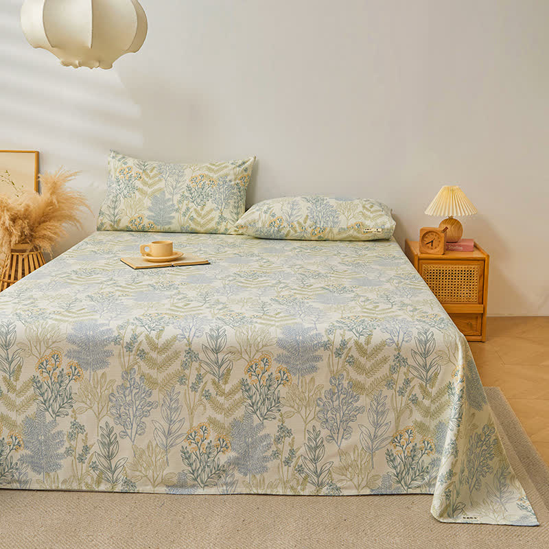 Floral Coverlet Set | Pure Cotton | 3-Piece Set