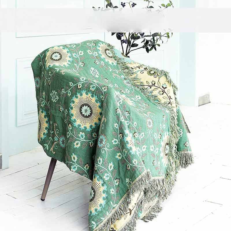 Reversible Cotton Sofa Cover | Extra Soft | 59"x79"
