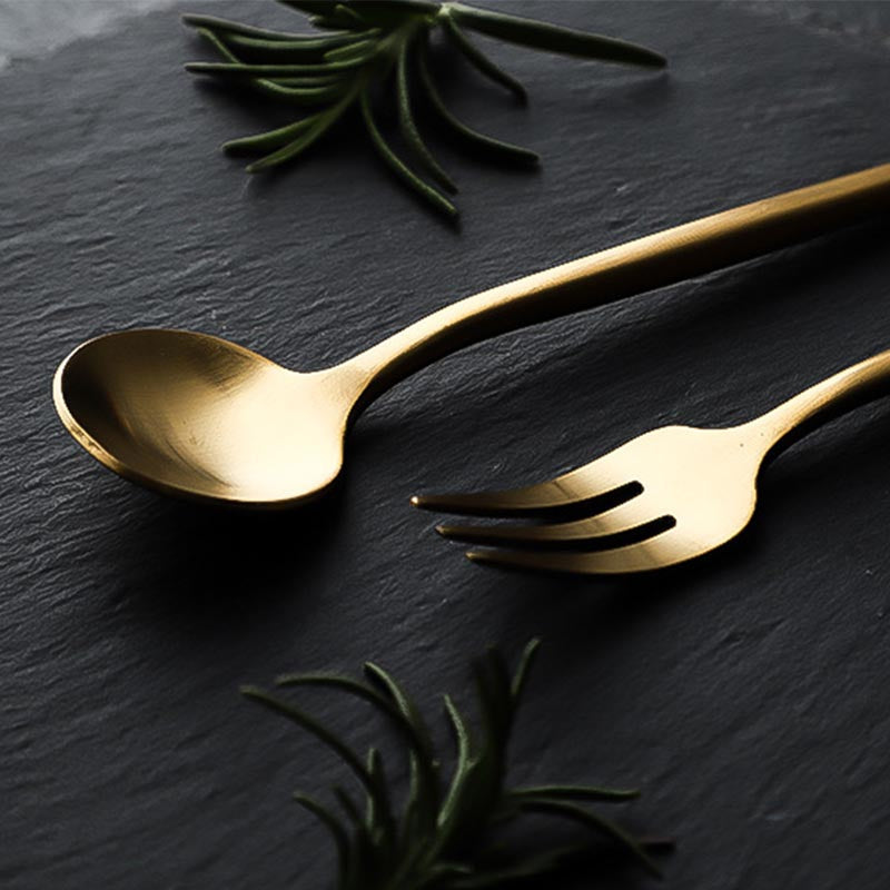 Maison Gold Cutlery Set | 18/10 Stainless Steel | Gold