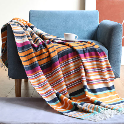 Rainbow Blanket | Soft Acrylic | 45" x 59"