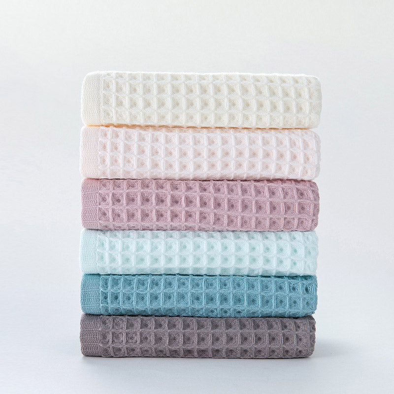 Cotton Waffle Weave Towels | Eco-Friendly & Super Absorbent | Set of 3