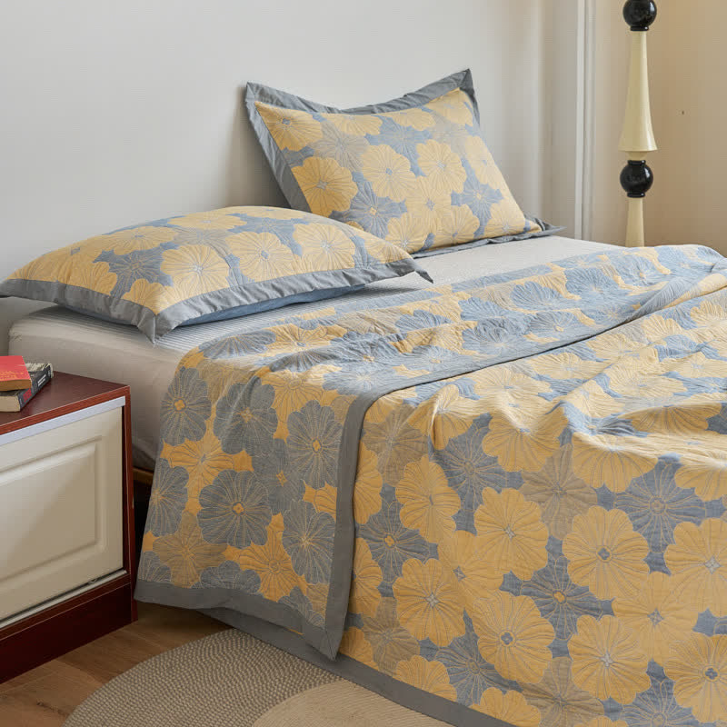 Cotton Gauze Quilt | Double Layer Breathable | Full/Queen/King Sizes