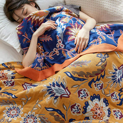 Cotton Reversible Quilt | 100% Organic Cotton | Full/Queen/King Sizes