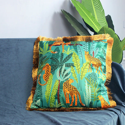 Animal Pattern Sofa Pillowcase | Chemical Fiber | 45cm x 45cm