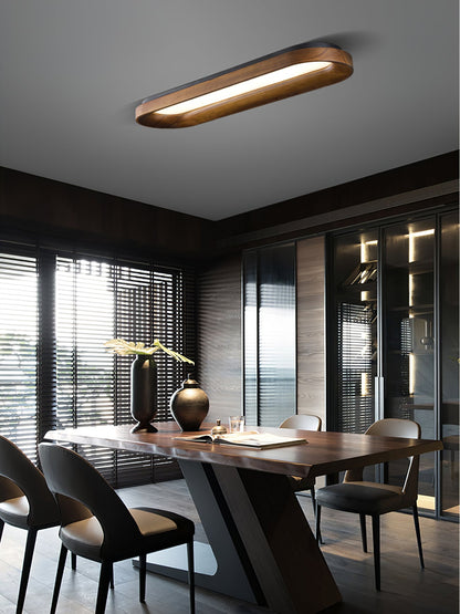 Flowing Cloud Ceiling Lamp | Wood, Metal, Acrylic | White Shade
