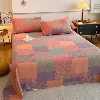 Vintage Double Layer Coverlet | 100% Organic Cotton | Twin Size