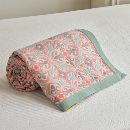 Cotton Gauze Quilt | 100% Organic Cotton | Reversible | Full/Queen/King Sizes