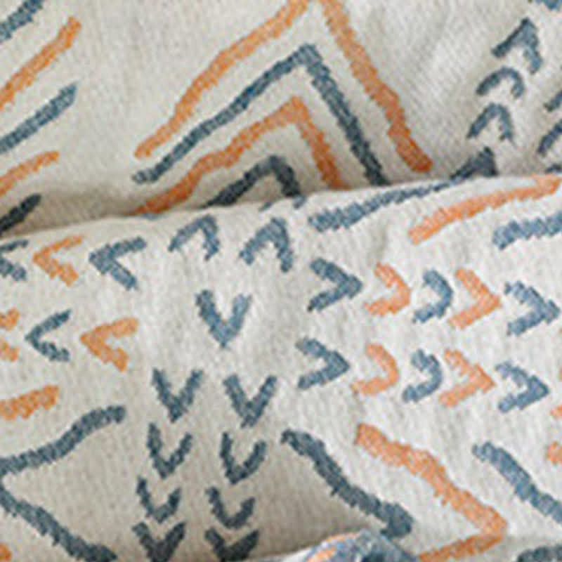 Cotton Striped Reversible Blanket | Ultra-Plush | Multiple Sizes Available