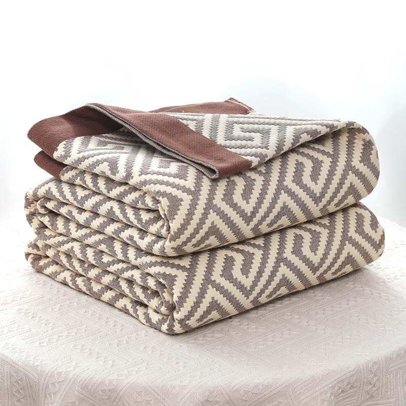 Reversible Summer Quilt | 100% Organic Cotton | King Size